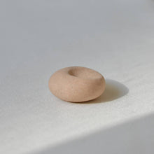 Load image into Gallery viewer, Mini Beige Ceramic Pebble Incense Holder