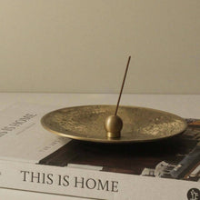 Load image into Gallery viewer, Sphere Brass Incense Holder