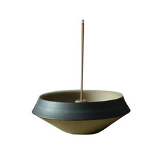 Load image into Gallery viewer, Handmade Ceramic Incense Holder - Black