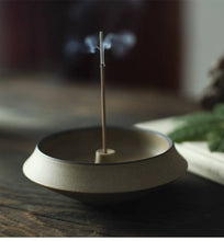 Load image into Gallery viewer, Handmade Ceramic Incense Holder - Beige