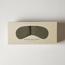 Load image into Gallery viewer, Weighted Migraine Relief Eye Pillow (Olive)
