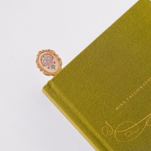 Load image into Gallery viewer, Folk Heart Metal Clip Bookmark
