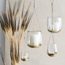 Load image into Gallery viewer, Pebbled Hanging Lantern (Small)
