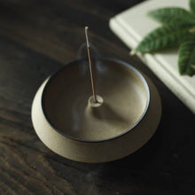 Load image into Gallery viewer, Handmade Ceramic Incense Holder - Beige

