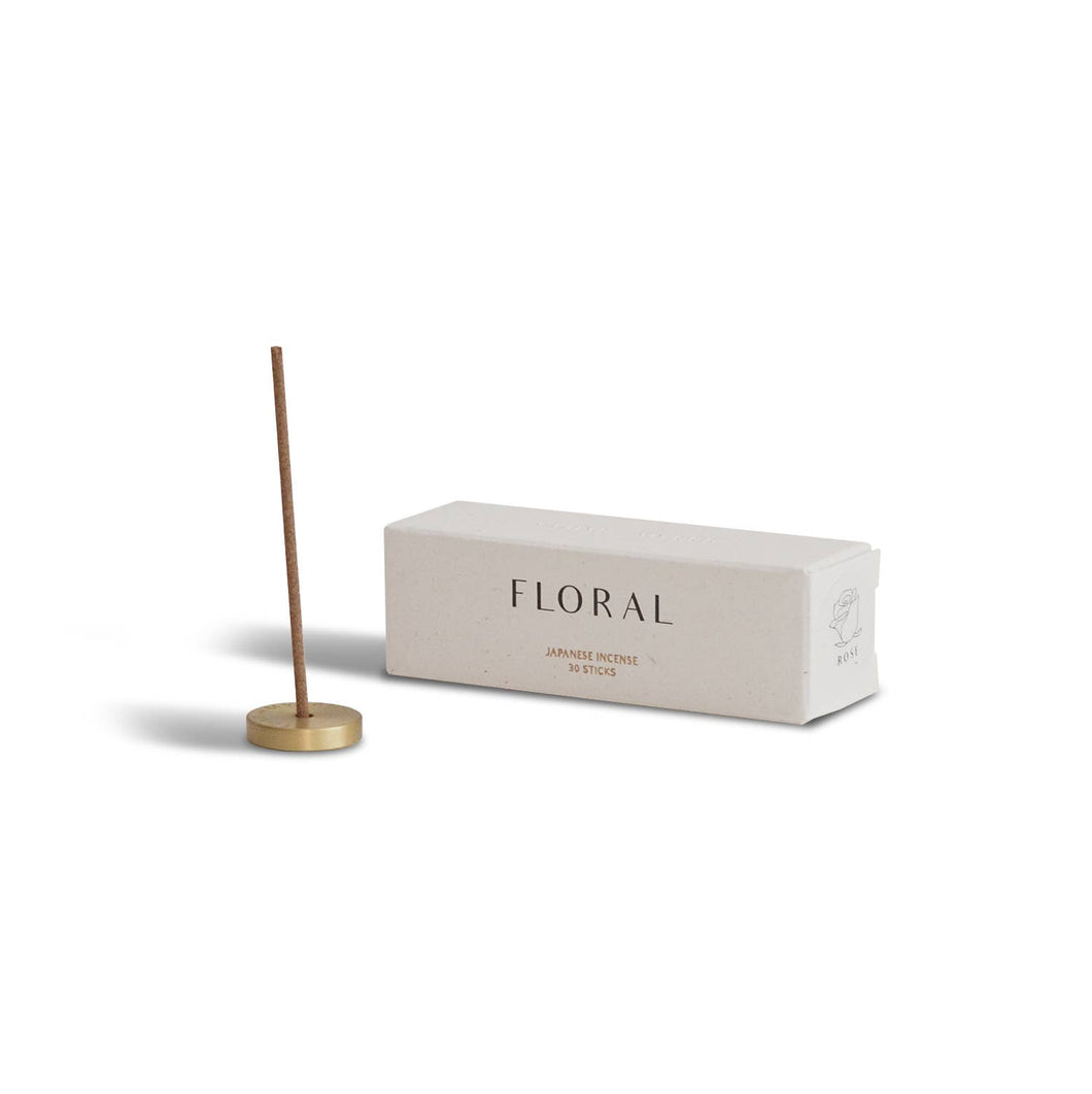 Rose Japanese Incense Stick Set