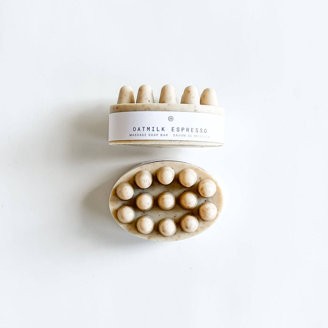 Massage Soap Bar - Oatmilk Espresso