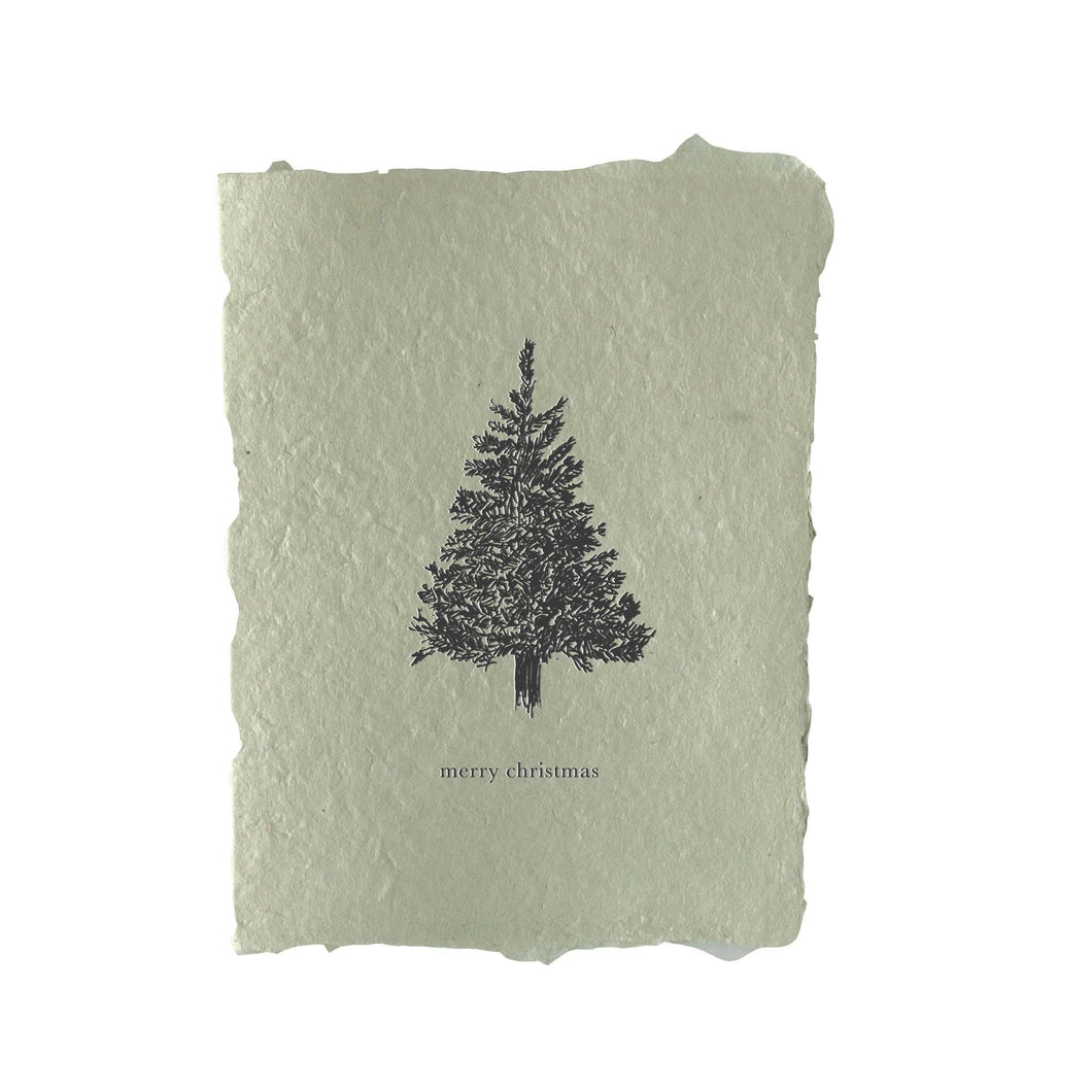 Petite Merry Christmas Tree Notecard
