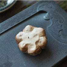 Load image into Gallery viewer, Handmade Ceramic Incense Burner - Green Lotus
