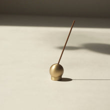 Load image into Gallery viewer, Sphere Brass Incense Holder

